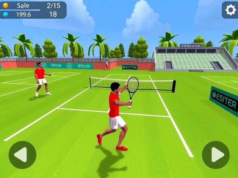 Kerala Tennis Star Gameplay Screenshot